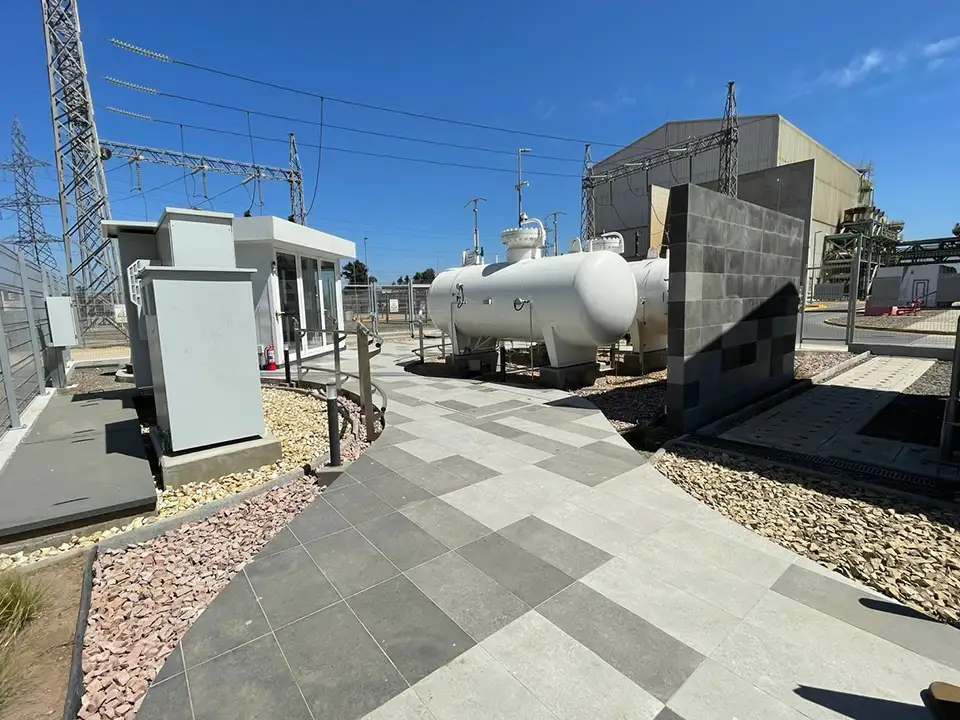 Obras civiles hidrógeno verde Colbun / complejo termoeléctrico Nehuenco Quillota